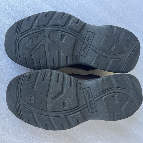 Wonderlite Brown Leather Cushioned Vented Men's Supportive Shoes Walter Style 9W - Picture 7 of 8